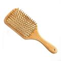 100% Bamboo Hair Brush, Square Brushes for Hair, Wood Hair Brush, Large Square Paddle Brush Wood Massage Brush with Wood Bristles, Soft Paddle Styling Brush, Wood Brush, Male Brush,Hairbrush for Women. 