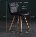 Elegant Modern Dining Chair with Wooden Legs and Polypropylene Molded Seat - New. 