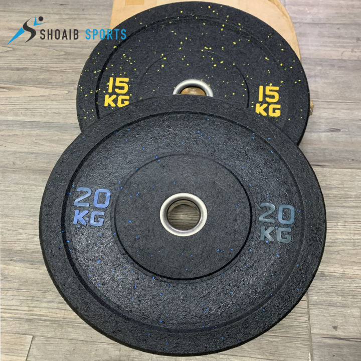 Rubber%20Coated%20Bumper%20Weight%20Plate%20Pair%20-%20Image%203