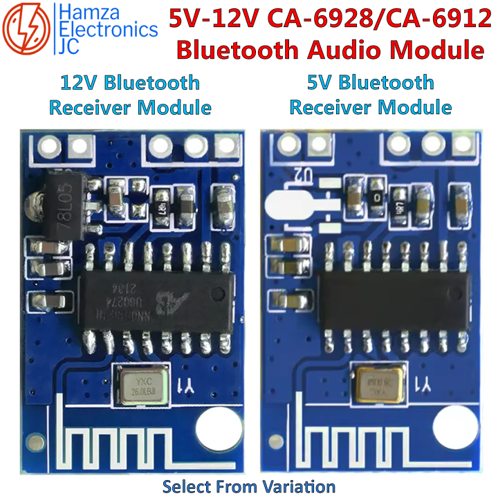 5V/12V CA-6928/CA-6912 Bluetooth audio module 3.3V-5V 5V/12V Mini Bluetooth Amplifier Circuit Module Kit
