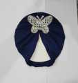 New Baby Turban Cap For Baby Girls And Boys Butterfly Broch CAp. 