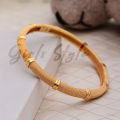 (1pair) 24k Bracelets & Bangle Bangles Design New Fashionable Artificial Jewellery Women Gold Plated Bangles -New Trend bangles For Girls Fancy Bangles/Kangan For Women,Girls,Ladies  Party / Wedding / Anniversary / Engagement/ Daily Wearing/Gifts.. 