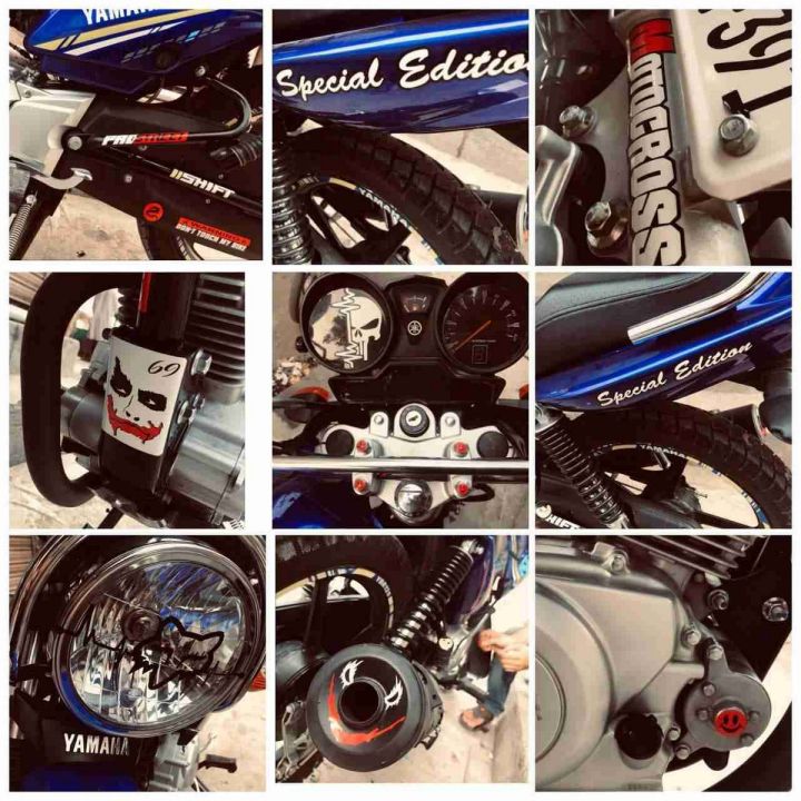 Yamaha YBR Custom stickers