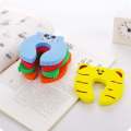 Pack of 4 Child Safety Gate Stoppers | Cute Cow-Shaped Door Stopper & Finger Pinch Animal Door Guard for Kids | child safety door stopper, cow door stopper, baby finger guard, door pinch protector, foam door stopper for kids. 