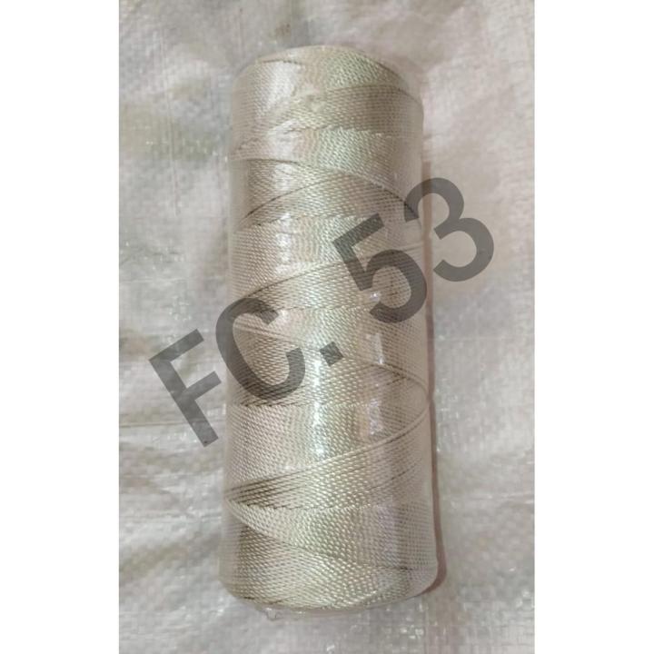 Parashoot Thread Polyester Yarn (Qureshia Thread - 24 No) - White Parachute Dhaga ...