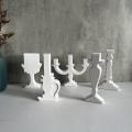 Reusable Candle mold Detailed Drip-resistant Aromatherapy Silicone mold DIY Table decoration for Home decor Party centerpiece. 