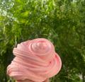 PINKY ! THE CHUNKY SLIME . 8oz slime . Super fluffy and inflammatory .. 