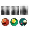 100 pieces Snooker Pool Accessories Snooker Position Marker Spot Adhesive Marking Self-adhesive Table Ball Point Sticker Pool Stickers Billiards Cue Ball Locators Billiard Point Stickers White Ball Locator Sticker. 