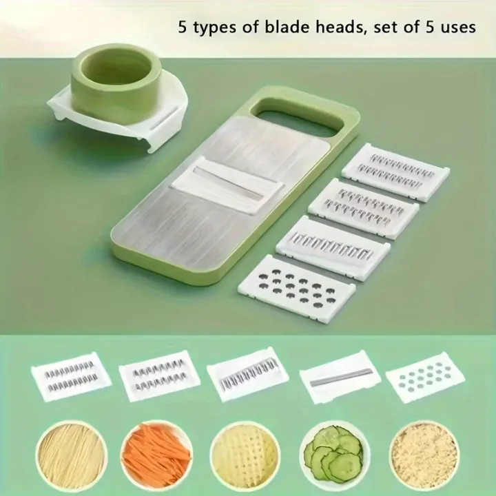 Stainless%20Steel%20Multi-Functional%20Vegetable%20Slicer%20And%20Vegetable%20Cleaner%20Suit%EF%BC%8CWith%20Replaceable%20Blades%20-%20Image%202