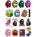 10 Pcs Among Us Game Stickers Pack Pack For Laptop, Desk , Notebooks Mobile Covers DIY Stickers - JangoMango Store. 