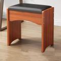 Wooden Stools With  Seat Dressing Stool Single Piece Ottoman Customized. 