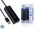 USB Hub 3.0 4 Port for PC / Laptop - High Speed Fast Charging USB Hub Extender Extension Connector Compatible Windows PC / Mac / Surface Pro / Laptop. 