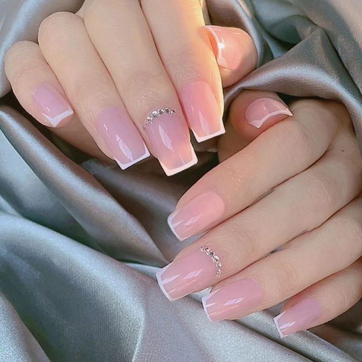 100%20PCS%20Transparent%20Artificial%20Nails%20Square%20Shape%20Fake%20Nails%20Kit%20For%20Girls%20Beautiful%20Premium%20Nails%20Art%20-%20Image%206