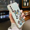 dienya For Huawei P Smart 2021 Case Side Edge Square New Design Phone Cases Thin Plating Pattern Casing Cartoon Fashion Mickey Full Back Cover Camera Protection Shockproof Softcase. 