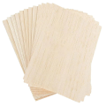 Wood Sheet for Crafts 20PCS Unfinished Wood Sheets Thin Wooden Pieces for Craft Wood Board Blanks 150x100x2mm. 