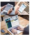 WebCam Cover Shutter Magnet Slider Plastic Universal Camera Cover for Laptop iPad PC Macbook Tablet Mobile Privacy Sticker – Pack of 2. 