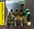 2.1 Channel TDA2030 Audio Amplifier Board with Subwoofer and Speaker Controls. 