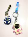 Pack of 2 Key chains for school bags keychain. 