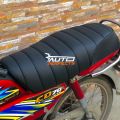 Honda CD 70 Motor Bike Comfortable Japanese Leather Seat Cover with 12mm Foam Padded, Comfortable For Daily Use Bikers, Water & Scratch Proof.. 