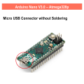 Arduino Nano V3.0 Micro and Type-C without USB Cable – Atmega328p Microcontroller Board Based CPU. 