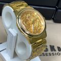 Golden Dragon Men’s Watch Fashion Stylish Quartz Movement Waterproof Stainless Steel Watch for Men. 