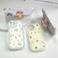 Jizetin for Huawei Nova 3i Back Cover + Free Pop Socket Flower Basket Bunny Soft Wavy Shape TPU Phone Case For Girls Boys. 