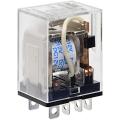 Magnetic DC Relay for TPDT DPDT and QPDT Switch Contact Arrangement, 10 Amp, 12 VDC. 
