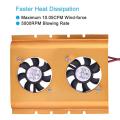 10.05CFM Wind-force Hard Drive Cooler Fast Heat Dissipation Hard Disk Cooler for HDD. 