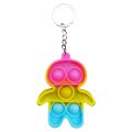 Mini Pops Fidget Toy Its Simple Dimple Keychain Antistress Relief Its Anxiety Sensory Squeeze Bubble For Adult Children Autism. 