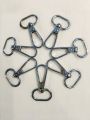 6, 12 pcs 39mm Swivel Snap Hook Lobster Clasp 45mm Lock Buckle for Keychains, Purses, Bags, Belts, and DIY Crafting Accessories - Durable Metal Clip for Jewelry Making | Sturdy Metal Clasp with 360-Degree Rotation. 