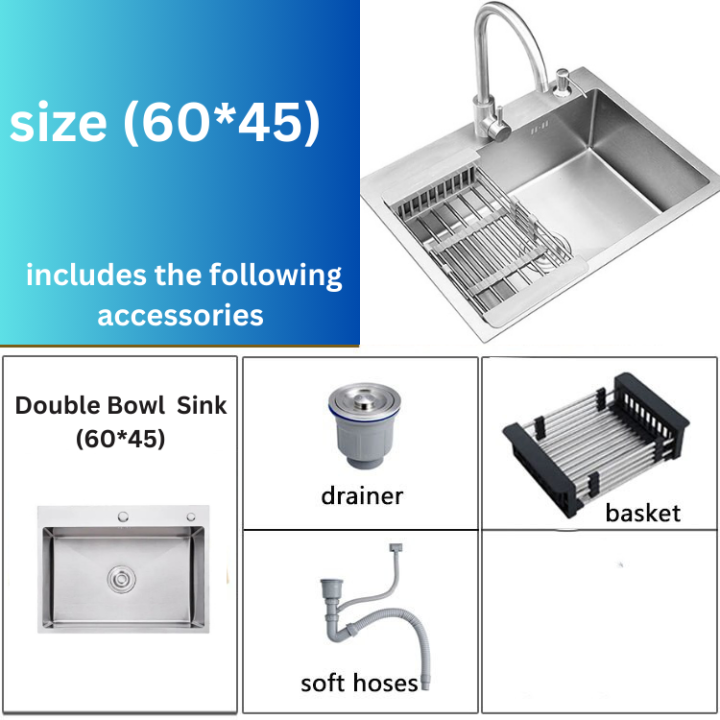 SA%20Kitchen%20Sink%20Single%20Bowl%20Handmade%20Stainless%20Steel%20KitchenBar%20Silver%20%20Sink%20(60%20*%2045)%20-%20Image%202