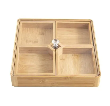 Techmanistan%204/6%20Compartments%20Bamboo%20Wooden%20Tray%20With%20Transparent%20Lid,%20Bamboo%20Wooden%20Divided%20Serving%20Tray%20with%20Clear%20Acrylic%20Lid%20Dried%20Fruit%20Storage%20Box%204%20Grid%20Nuts%20Platter,%20Multiple%20Compartments%20Serving%20Tray,%20Multifunction%20Snack%20Storage%20Container%20-%20Image%204