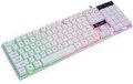 Wired Gaming Keyboard Mechanical Feeling Backlit LED color Keyboards USB 104 keys Original. 