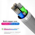 LED light Glowing Lightning Cable Mobile iPhone Charging Cables Apple iPhone IOS Android Micro Type C Fast USB Charger. 