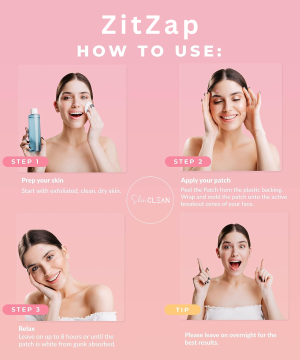 SKINCLEAN%20(48%20Count)%20Pimple%20Patches%20Acne%20Hydrocolloid,%20Clear%20Blemish%20Stickers,%20infused%20with%20Salicylic%20Acid%20&%20Tea%20Tree%20Oil,%20Waterproof,%20Mighty%20Miracle%20Face%20Patch,%203%20sizes%20(8-10-12mm)%20-%20Image%204