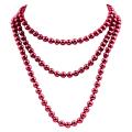 Women Necklace Charming Costume Jewelry Imitation Pearl Necklace. 