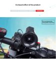 Bicycle 6-Sounds Electronic Bell Loud Alarm Strong Loud Horns Safety Siren Ultra-Loud Bike Horn Alarm Cycling Accessories. 