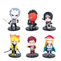 Handheld Anime Q Edition Uchiha Itachi Naruto I Love Luo Blind Box Trendy Play Doll Model Decoration Batch. 