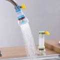 360 Degree Water Saving Tap, Anti Splash Tap, Fan Faucet Sprayer Faucet Nozzle Filter Aerator Diffuser Water-saving Device for Kitchen Bathroom. 