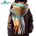 Green Home Women Winter Scarf Thicken Anti-shrink Women Winter Scarf. 