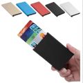 Card Holder Male Fashion steel Wallet Slim Thin Card holder different colors card holder Men Aluminum Card holder Slim Metal Wallet Card Wallet for Men and Women-Multi-color Pop up Card holder. 