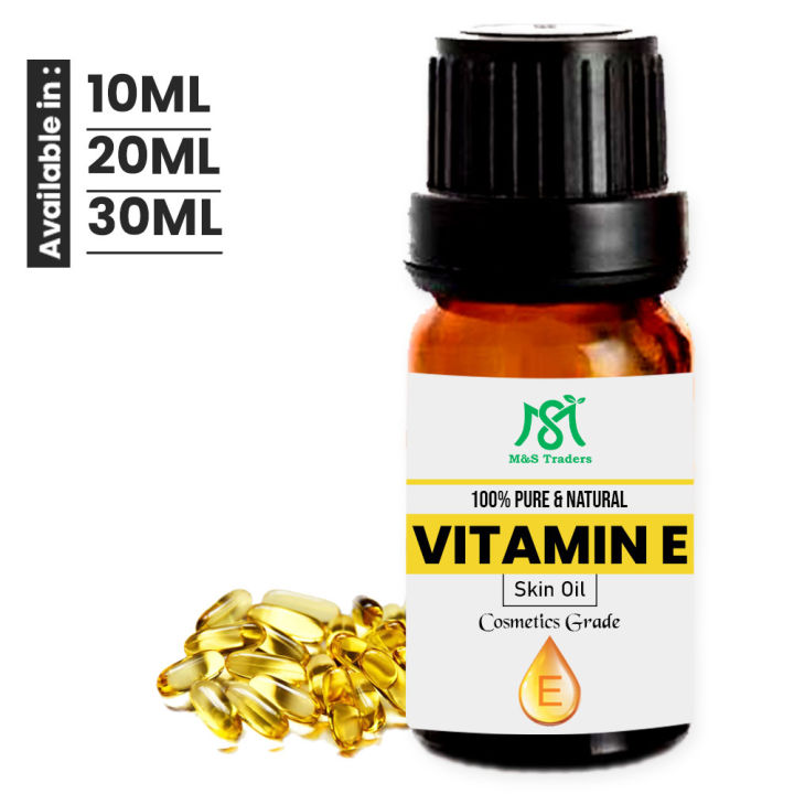 100% Pure & Natural Vitamin E Oil For Skin & Hair Care