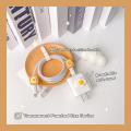 Cartoon Egg Charger Protector Cute Charge Cover Cable Protector Compatible for IPhone Power Adapter Charger Sleeve. 