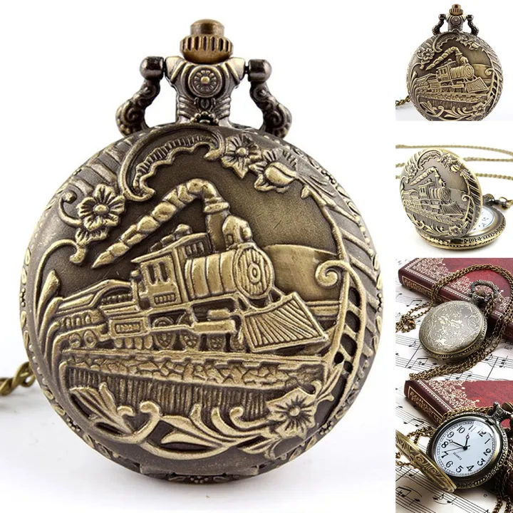 Unisex%20Antique%20Case%20Vintage%20Brass%20Rib%20Chain%20Train%20Pattern%20Quartz%20Pocket%20Watch%20-%20Image%206