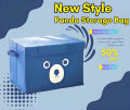 Panda Design Folding Storage Bins Quilt Basket Kid Toys Organizer Storage Boxes For Kids Clothing Wardrobe Storage Basket Box Cabinet Toys Storage Bins Wardrobe Storage Bags 1 Piece Collapsible Panda Box Toys Organizer With Lid For Kids Playroom. 