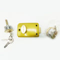 Almari lock, Wardrobe lock, furniture lock with 3 keys. 