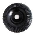 Grinder Wheel Disc 4 Inch Wood Shaping Wheel, Wood Grinding Shaping Disk for Angle Grinders with 5/8inch Arbor. 