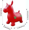 Inflatable Jumping Horse Horse Hopper Riding Horse Toy Jumping Deer Riding Toy for Baby Kid Outdoor Indoor Toy for Children, Boys and Girls, Toddlers (Pump Included),. 