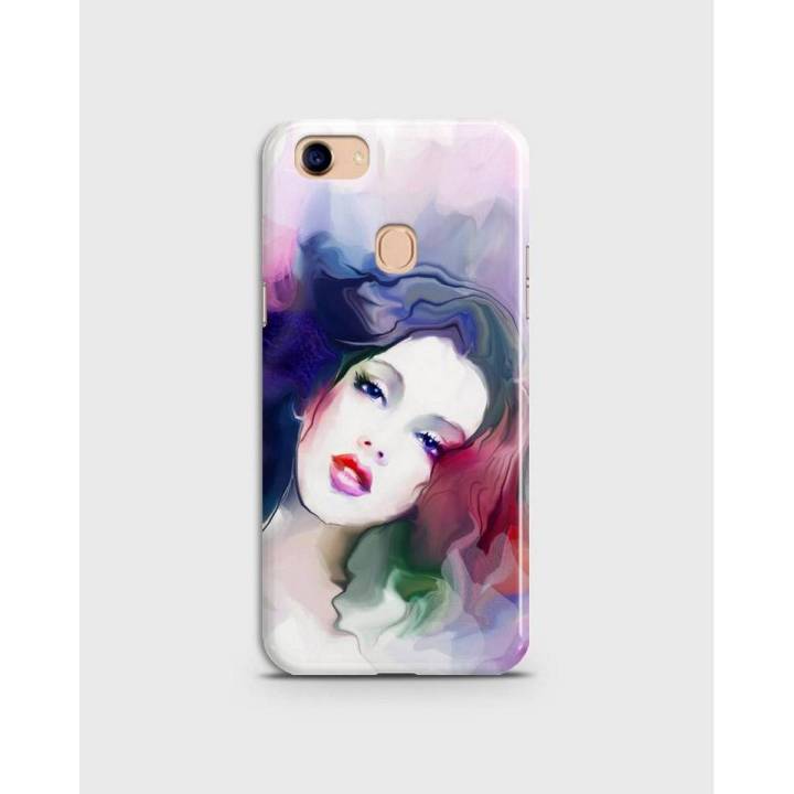 Cover For Oppo A75s Hard Girl Face Print -1cover2817