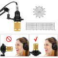Bilal Traders Lahore  BM800  V8S Condensor Microphone Full Kit Sound Card Adjustable Mic Suspension Double Layer Pop Filter and Boom Scissor Arm Shock Mount For Studio Recording Broadcasting Live Streaming Podcast and Gaming by Ab Mobiles. 